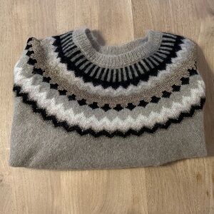Zara Fair Isle sweater size M